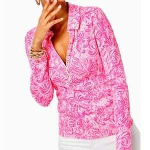 Lilly Pulitzer, new Reema long sleeve shirt.